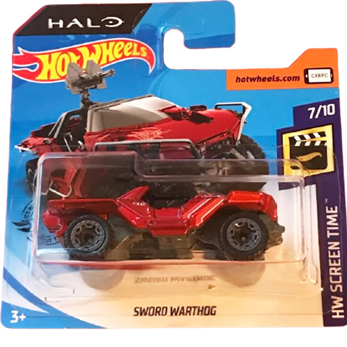 Hot Wheels Sword Warthog Halo HW Screen Time 7/10 (036/250) 2020 Short Card