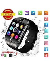 Reloj inteligente, reloj inteligente Bluetooth para teléfonos Android, reloj inteligente con cámara, relojes inteligentes con pantalla táctil para Android, Samsung, iOS, iPhone XS, 8, 7, 6S, hombres, mujeres y jóvenes