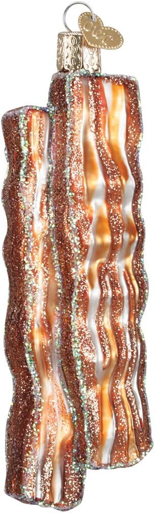 Ornaments - Old World Christmas Ornaments: Bacon Strips Glass Blown Ornaments for Christmas Tree