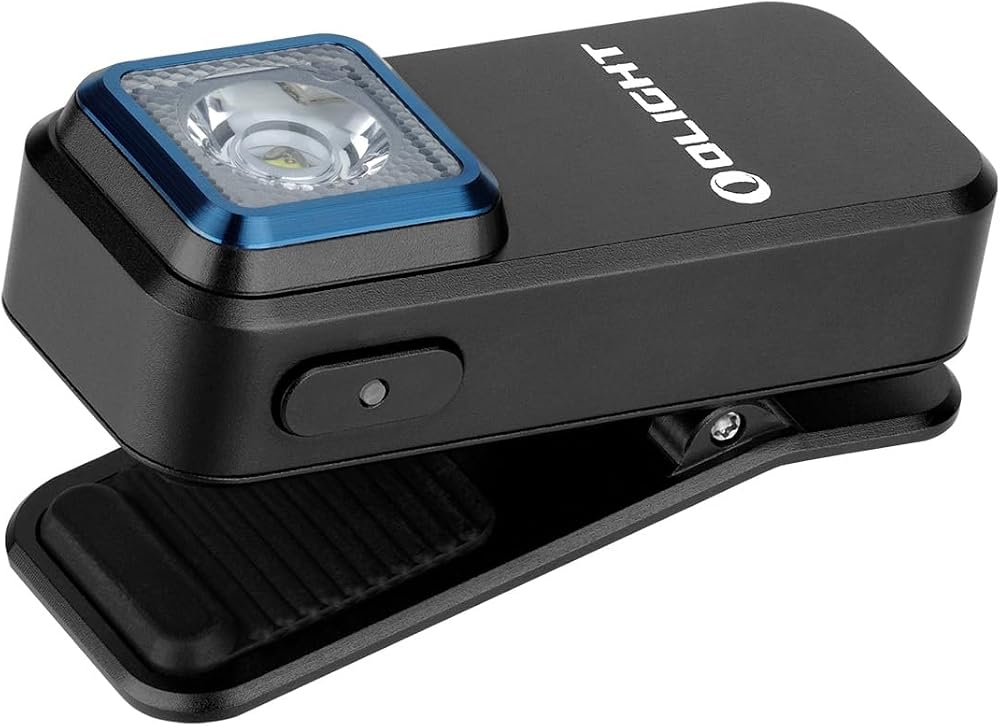 OLIGHT Oclip Rechargeable EDC Clip Light 300 Lumens USB-C Magnet Mount Black