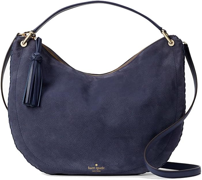 kate spade blue suede handbag