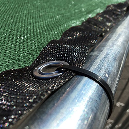 ALEKO PLK0510GR Pet Dog Kennel Sun Shade Cover Weather Protection with