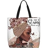 Cute Tote Bags for Women - Black African Gift Bag