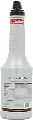 Monin Fruit Puree, Strawberry, 33.8-Ounce Bottles