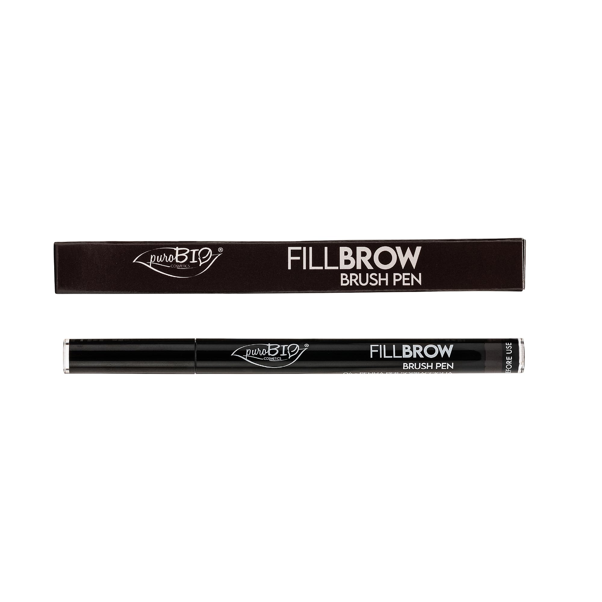 Puro Bio - Fillbrow Brush Pen - 04 Nero - 0,7 ml