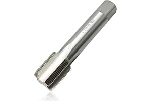 Lzcdelyxiao 1 1/4"-12 Tap UNF Right Hand Straight Flute Thread Tap Machine Tap 1-1/4"-12 TPI Nominal Diameter 1 1/4" Thread Per Inch 12 Fin Thread Tapping Thread High Speed Steel HSS 2B