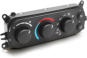 Aspaton Front HVAC A/C Climate Control Module Compatible with Ram 1500 2500 3500 Dakota 2001-2005 Conditioning Heater Panel Switch Replace 599-212 55055905AA 55055905AD 55055905AE 55055905AF