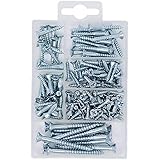 DIY.TK Wood Screws Sets Flate Head Phillips Driver，6#8#10#，150pcs