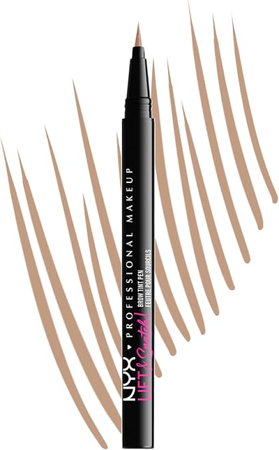 NYX Lift And Snatch Brow Tint Pen Taupe 16h Smudge Transfer Proof