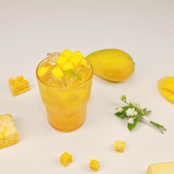FRUIT TEA MANGO JASMINE INSTANT, ULTRA-LOW 62 CALORIE PER CUP, DECAFFEINATED, GIFTABLE, 6PCS