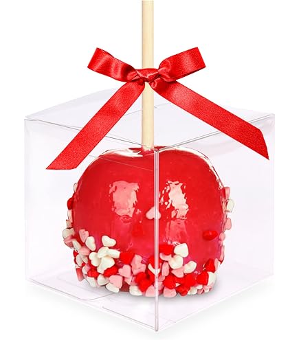 Amazon.com: FUNSUEI 50 Pack Clear 4x4x4 Apple Boxes with Hole Top