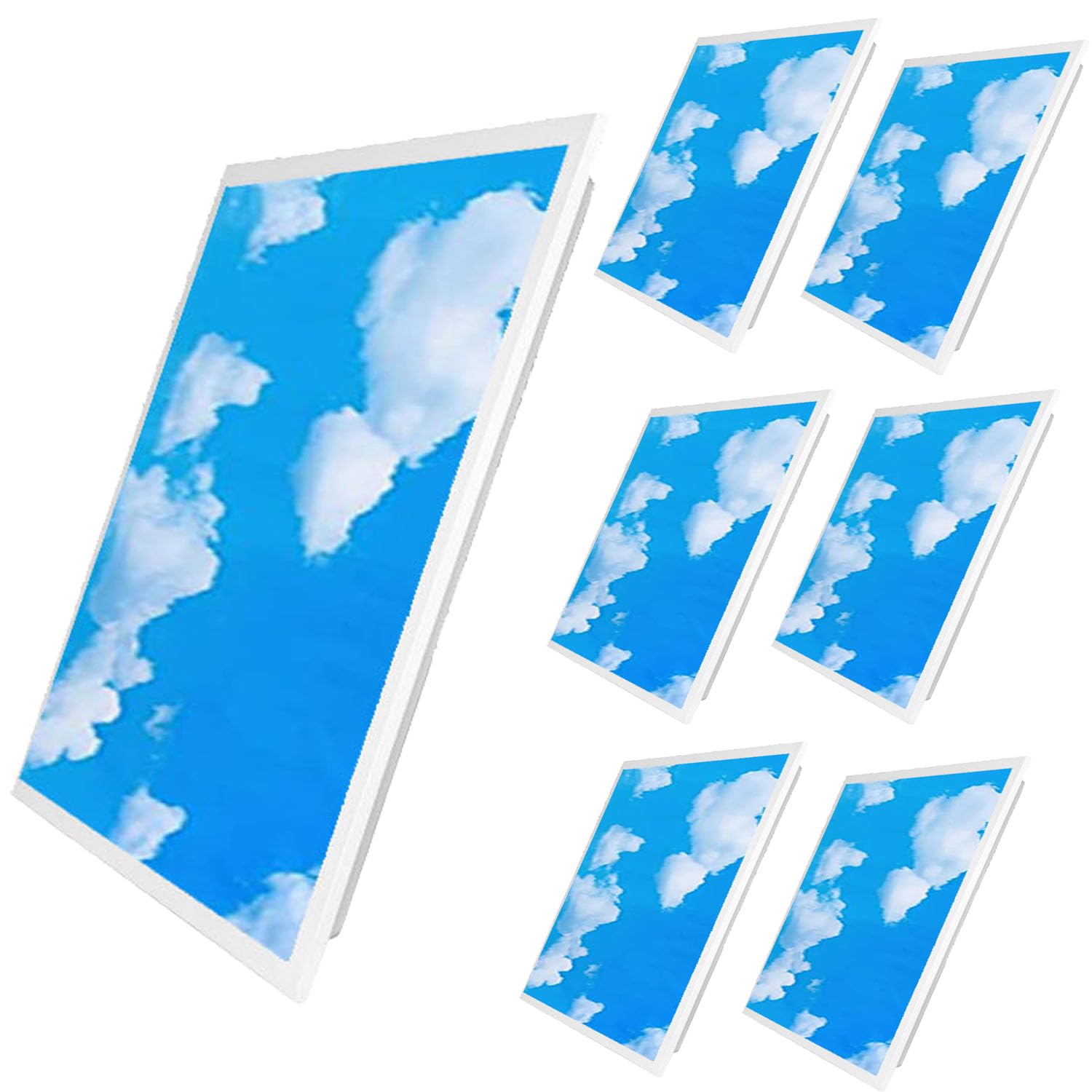 Superyofo 6Pack 2 * 2FT 4800LM LED Flat Panel