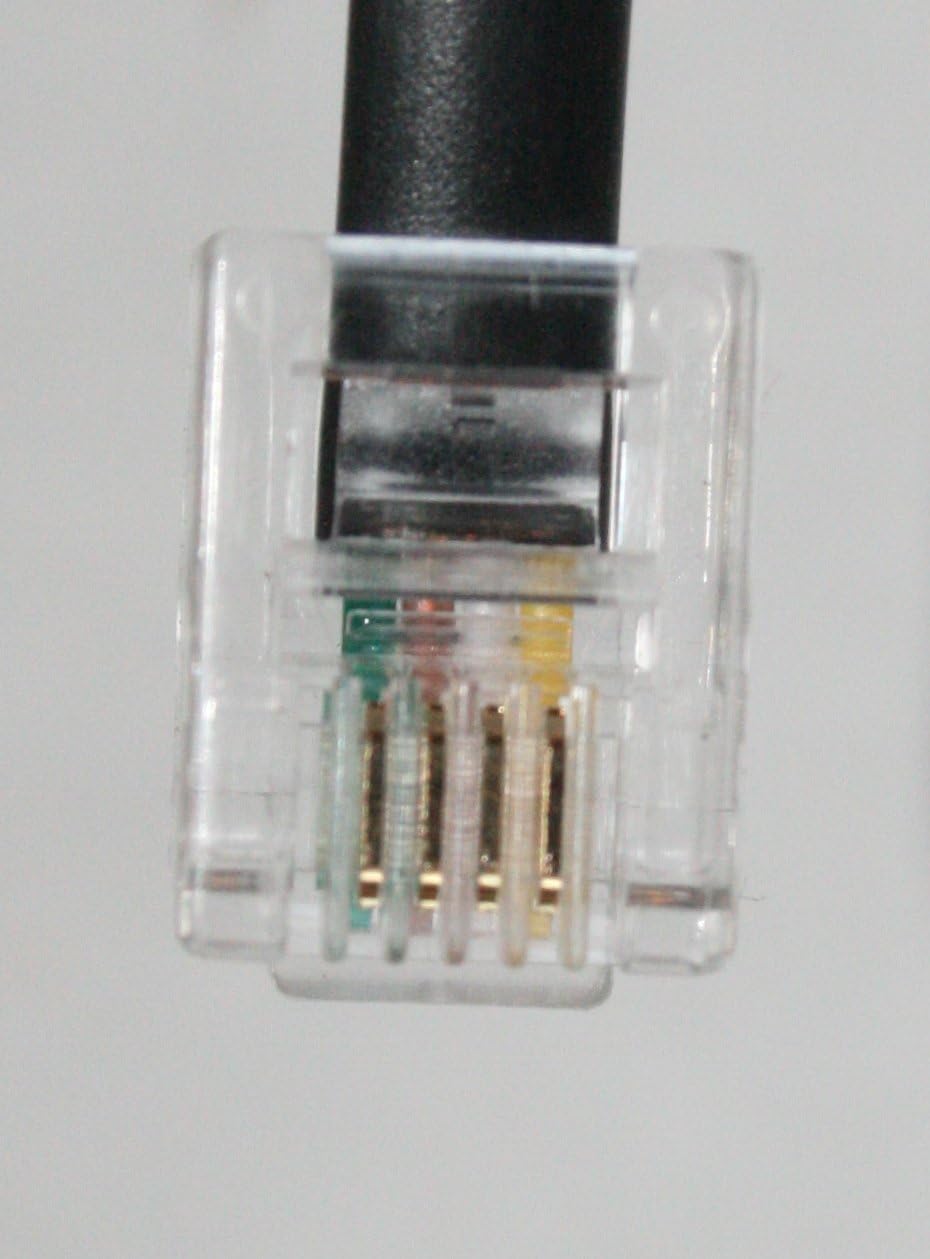 World of Data – 30m ADSL Cable – Gold Contact Pins Internet Broadband ...