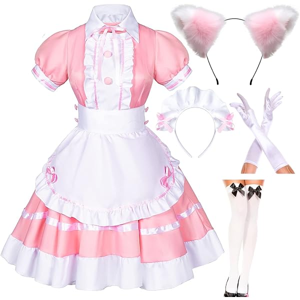 Disfraz De Criada Francesa Kawaii - Vestido De Sirvienta Para Halloween, Oktoberfest O Fiestas Temáticas - Estilo Bonito Y Coqueto