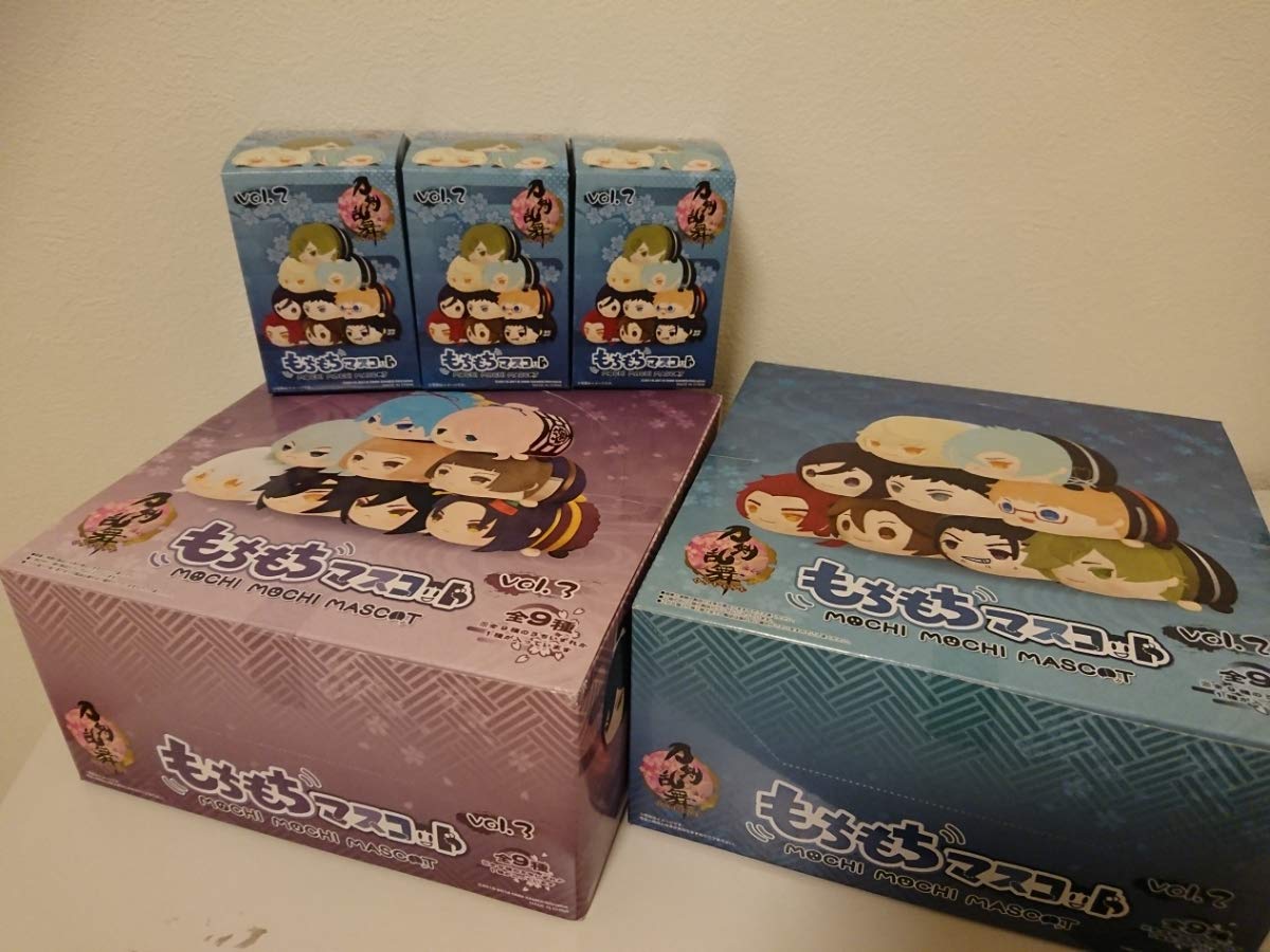 Vol 2 刀剣乱舞 もちもちマスコット Vol 3 B07qsd45tt 3箱 2box アニメ萌えグッズ 高い品質 Makan Place
