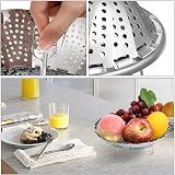 Vicloon Stainless Steel Collapsible Veggie Steamer Basket 16-28cm view 5