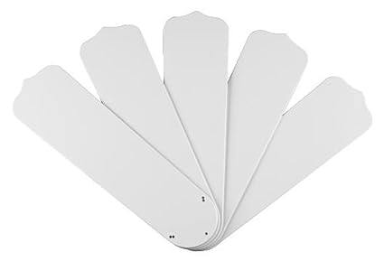 Westinghouse 7741400 Outdoor Abs Resin Fan Blades 5 Pack White