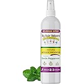 My Hair Helpers Mint Lice Prevention Spray to Repel Louse - Naturally Formulated with Essential Oils, 16 fl Ounces, Works on 2-3 Kids