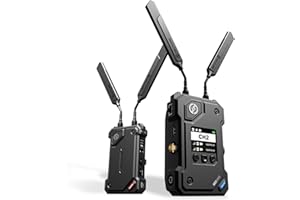 HOLLYVIEW Hollyland Cosmo C2 Wireless HDMI/SDI Video Transmission System 3000ft 33ms 1080P60 5G Image & Audio, Seamless Frequency Hopping, Embedded NDI UVC RTMP Live Stream (1 Transmitter and 1 Receiver Kit)