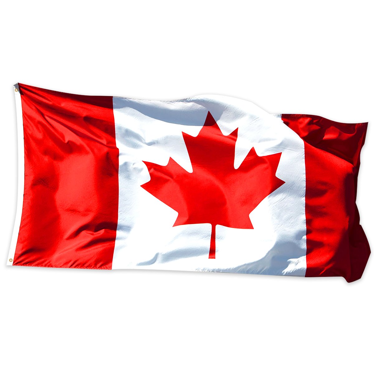 Canada Flag 5 x 3 FT/150 x 90 CM Polyester Flag Perfect for Outdoor & Indoor Large Canadian Flag