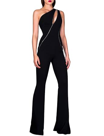 black evening jumpsuits