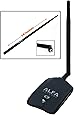 Alfa AWUS036NHA High Gain Wireless B/G/N USB Adaptor - Long-Rang Wi-Fi Network Adapter With 5dBi and 9dBi Antenna for Wardriving & Range Extension - Windows XP / Vista 64-Bit /128-Bit Windows 7 Compatible - Atheros Chipset