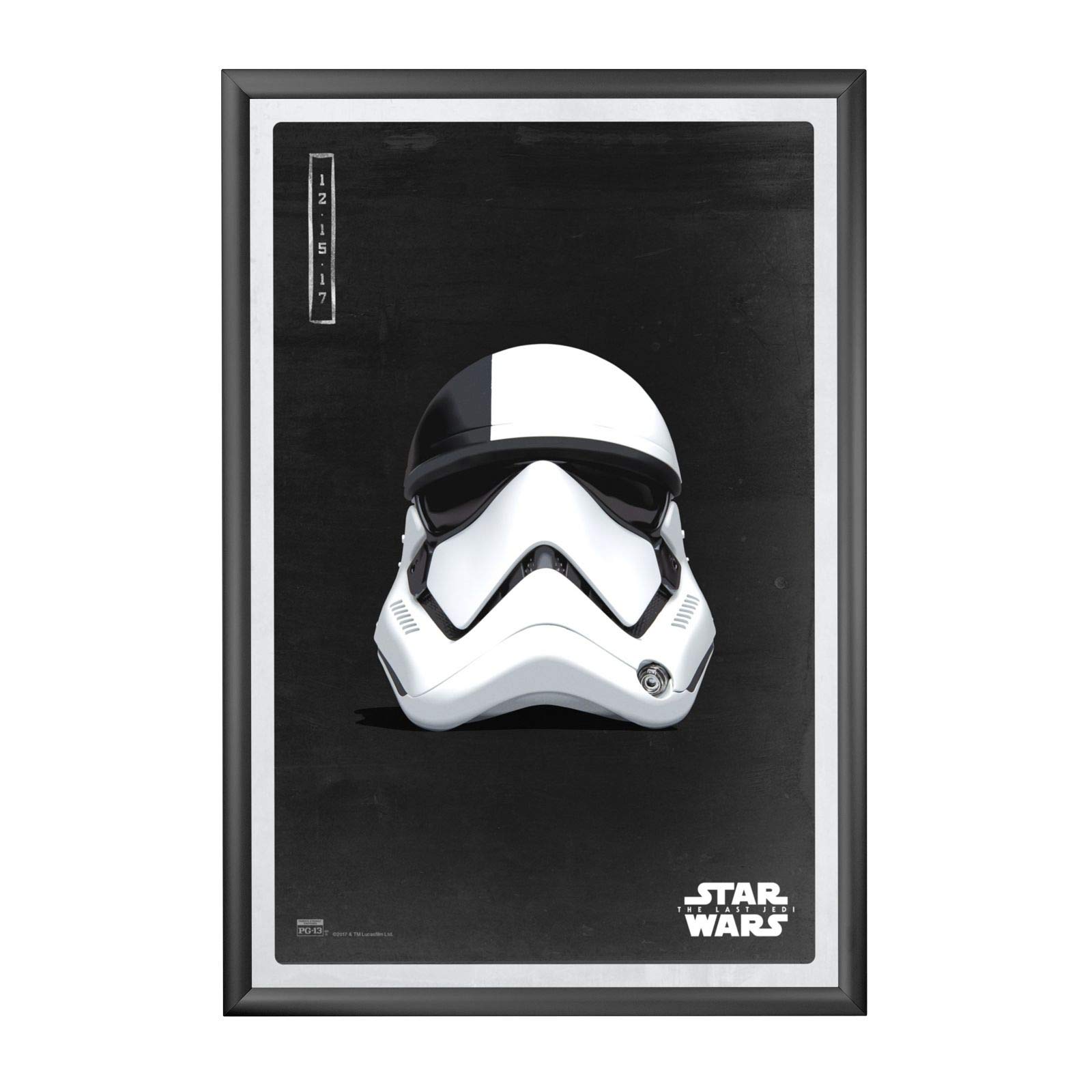 PICTURE FRAME 24x36 Inches, Black 1.2\" Aluminum Profile, Front-Loading Snap Frame, Wall Mounting, Premium Series