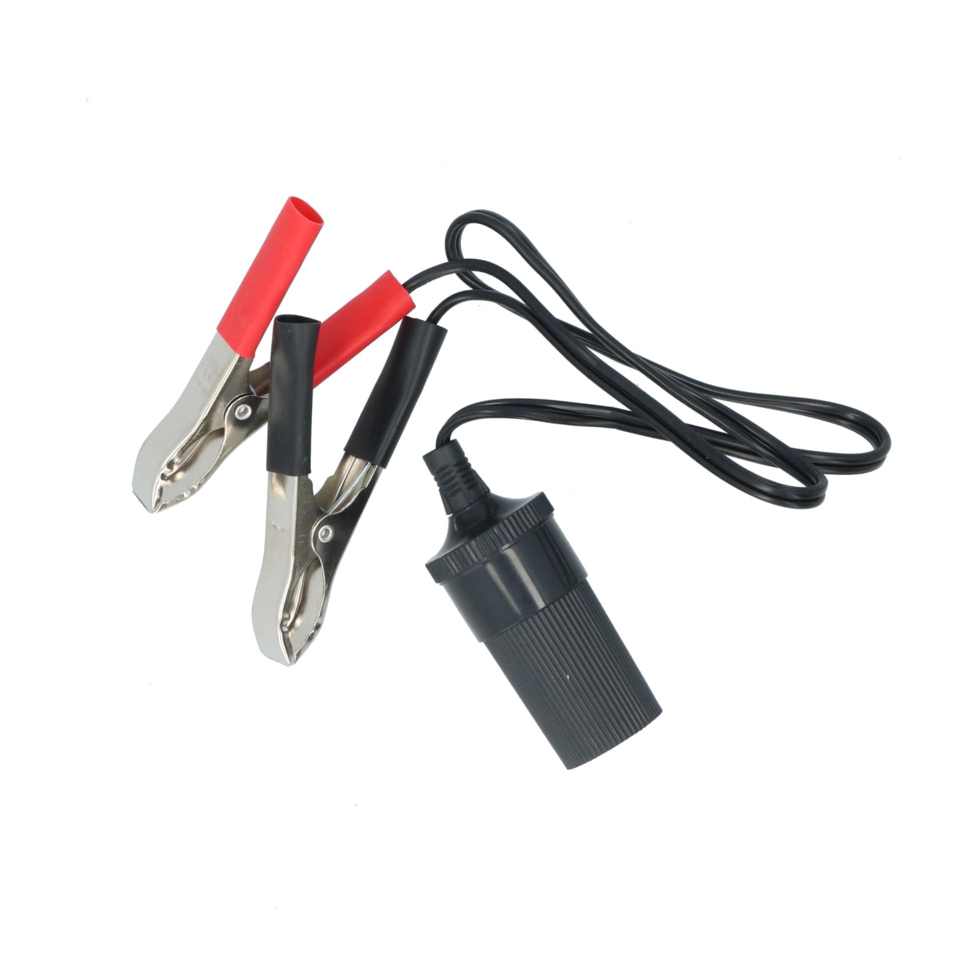 12v Accessory Socket With Battery Clamps Crocodile Clips