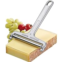Heavy Duty Stainless Steel Wire Cheese Slicer Angle Adjustable, 7 x 3.9 x 0.2 Inch (Grey)