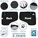 Pet Car Door Protector for Dogs | Interior Cover Guard Vehicle Back Door Protection from Pets Scratch Drooling Nails Large Safe No Slip Stick for Side Doors PetEvo