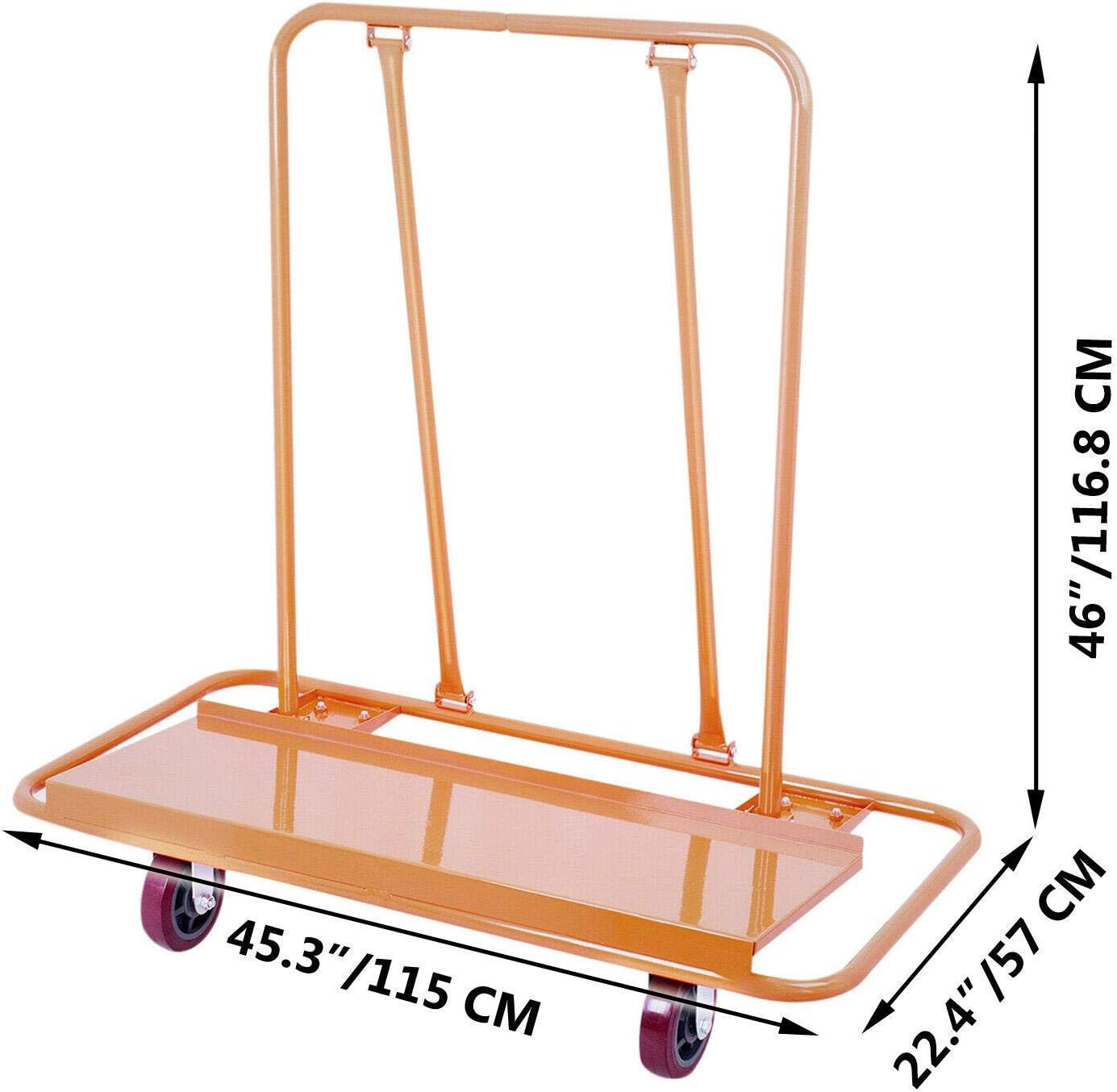 Material Transport Equipment 3000LBS Drywall Cart Dolly Handling Heavy