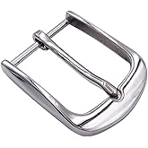 LAXPICOL 1.5"(40mm) Heavy Duty Stainless Steel Single Prong Square Belt Buckle