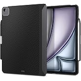 Spigen for iPad Air 11 Inch Case M4 (2026), iPad Air 11 Inch Case M3/M2 (2025-2024), 10.9 Inch 5th/4th Generation (2022/2020), Enzo Aramid, Aerocore Aramid Fiber Case, Magic Keyboard Compatible, Black
