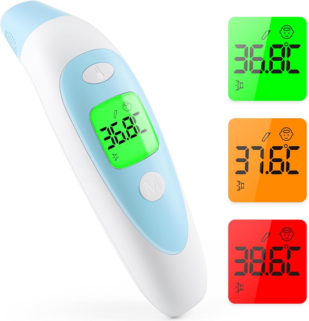 AILE Digital Thermometer 3 in 1 Forehead Ear Object CE ISO MHRA