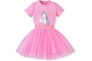 CPEI 4th Birthday Outfit Girl,4 Year Old Fourth Four Shirt Skirt Outfit for Toddler Girls