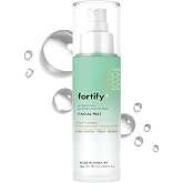 Fortify Skincare Collagen, Hyaluronic Acid &amp; Niacinamide Face Mist &ndash; 3-in-1: Detox, Treat, Boost &ndash; Hydrating, Firming, Soothing Facial Spray &ndash; Dermatologist Tested &ndash; Vegan, Clean Beauty &ndash; 4.39 Fl Oz