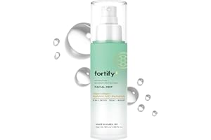 FORTIFY SKINCARE Fortify 9-in-1 Korean Facial Mist Spray with Hyaluronic Acid & Aloe Vera - Ultra Hydrating - Dermatologist Tested, Fragrance-Free - for All Skin Types, Clean Beauty - 130ML/4.39Oz