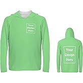 Custom Personalized Sun Protection Hoodie UV Shirts For Men Women, Customized Lightweight SPF 50+ Shirts Hoodies Jacket