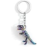 MUCOOS Dinosaur Keychain Skeleton Keychain Cool Dinosaur Gifts for Men Women Friends Boyfriend Son Birthday Halloween