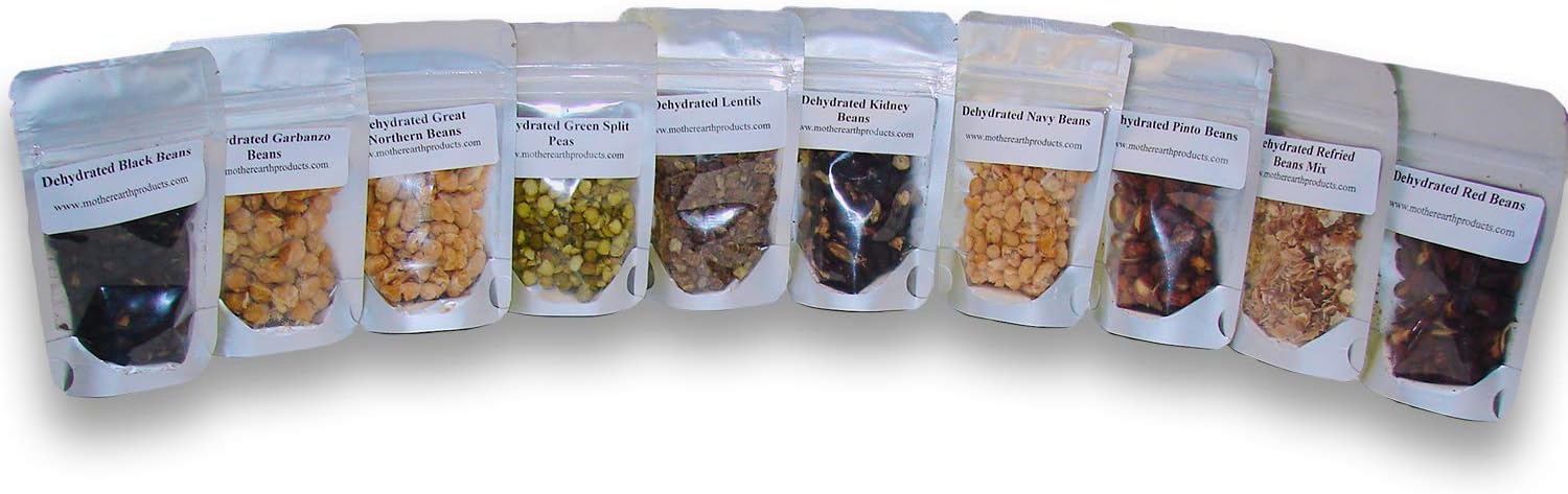 Mother Earth Products Dried Instant Beans Variety Samples Pack