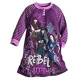Disney Mal, Uma, and Evie Nightshirt for Kids - Descendants 2 Size 7/8 Purple