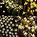 Solar String Lights 21ft - 50Leds Peach Blossom Solar Fairy Lights - LED Starry String Light Outdoor use for Home, Lawn, Wedding, Patio, Party and Holiday Decorations