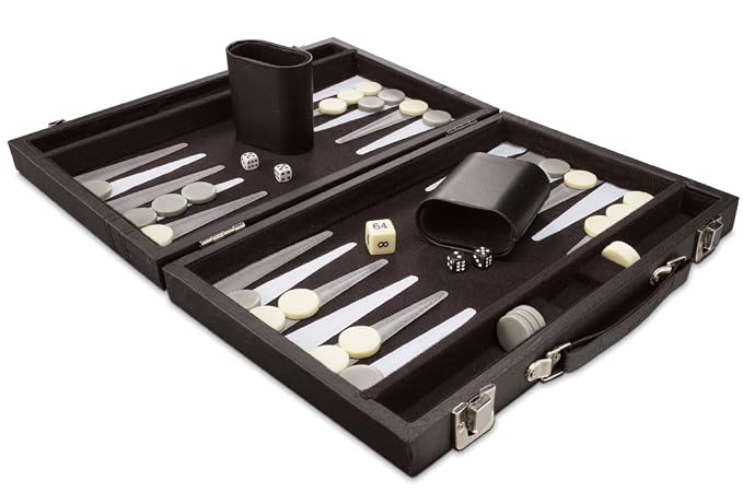 Collectors Backgammon Game with Carrying Case