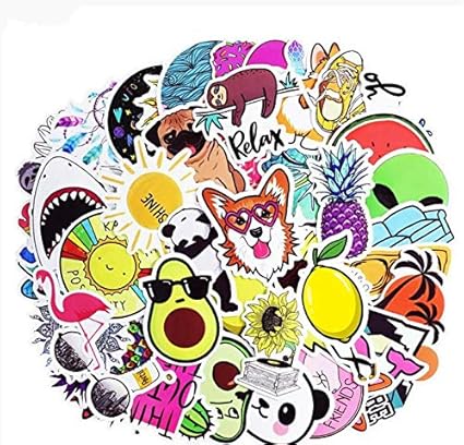 WENCHI Pegatinas Lindas para niños DIY Laptop Equipaje Guitarra ...