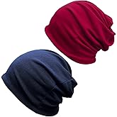 JarseHera Womens Slouchy Beanie Cotton Chemo Caps Cancer Headwear Hats Turban
