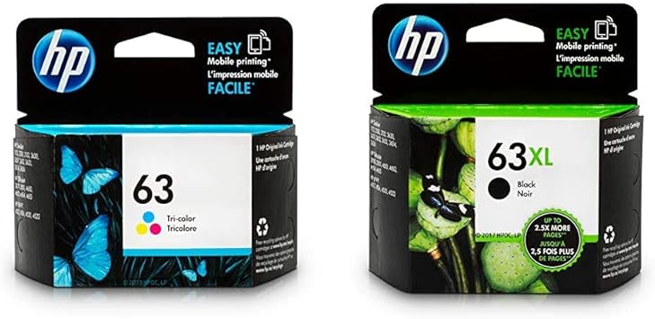 hp 63 colour ink