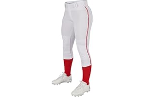 Champro Girls Tournament Traditional Low-Rise Softball Pants with Braid