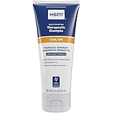 MG217 Psoriasis Shampoo with Coal Tar, Therapeutic Scalp Treatment, Controls Itching, Scaling, Flaking, Scale Buildup, Psoriasis Scalp Treatment, .5% Coal Tar Shampoo and Conditioner, 8floz