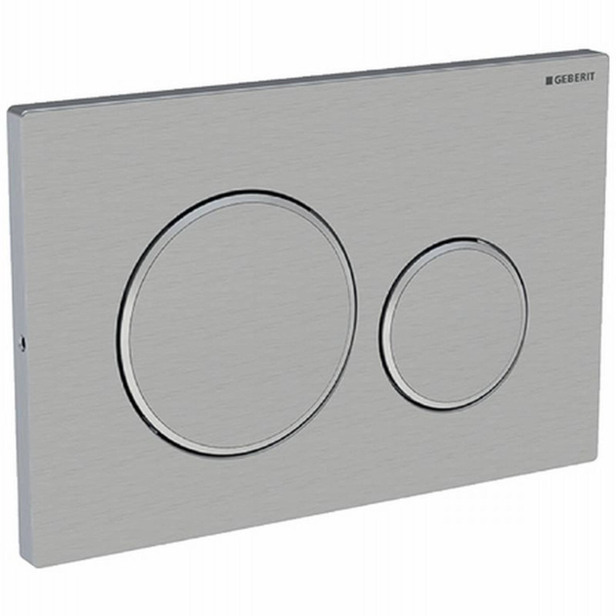 Geberit Sigma 20 115.889.SN.1 Screw-On Actuator Plate, Stainless Steel, Chrome