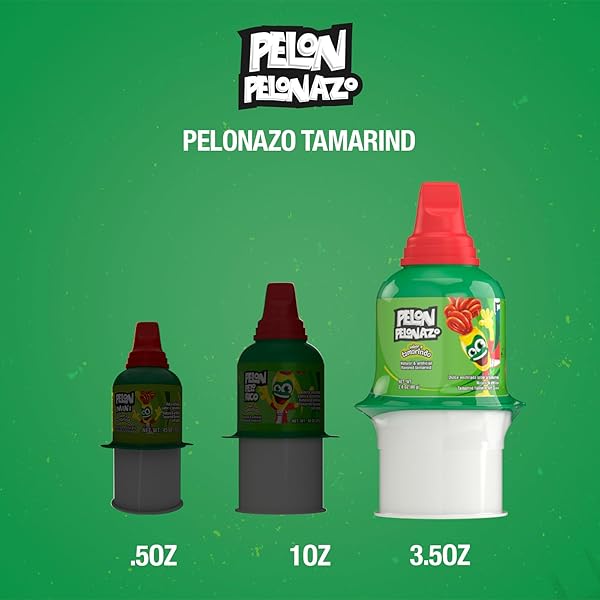 PELON PELONAZO MEXICAN TAMARIND CANDY, 3.5 OZ, 4 COUNT (PACK OF 1)